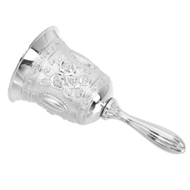 Operitacx Hand Call Bell Little Bell Call Bells Ringing Bell Reception Call Bell Sturdy Zinc Alloy Bell for Daily Use and Festive Occasions