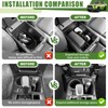 Qyebbk 2PCS Center Console Organizer for 2010-2024 Toyota 4Runner Gear