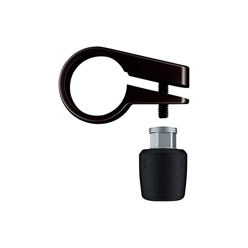 Abus Saddle/Post Lock Nutfix Seatpost Clamp/Lock, 30 Diameter, Red