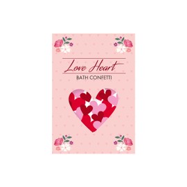 Love Heart Dissolvable Scented Bath Confetti