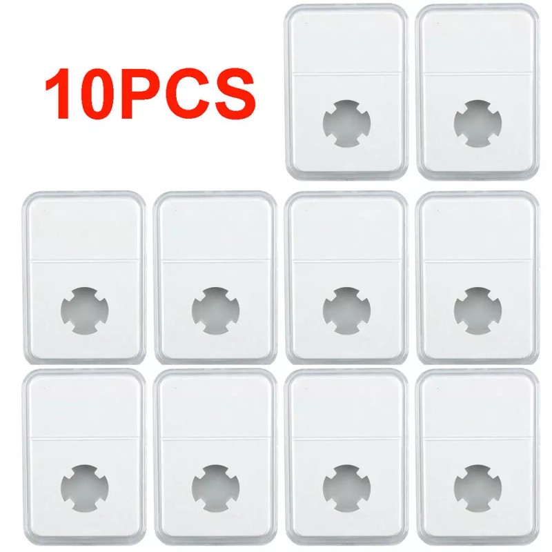 Unbranded 10PC 18MM Holder Protector Coin Display Slab for NGC