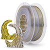 Ziro Tri-color/Co-Extrusion Silk PLA 3D Printer Filament 1.75mm:_(Tri-Color Silk) 'Gold