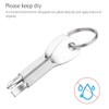 4PCS Mini Pocket Screwdriver Set Keychain Outdoor Tool Kit Stainless