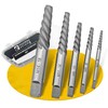 Screw Extractor Set [Extra Grippy] – 5 Piece Left Extractor