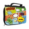 Wash Bag with Name Falk and Comic Design for Boys