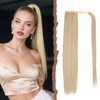 Mulaibdin Blonde Ponytail Extension, Hair Extensions Braid Extension with Clip,