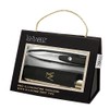 Black PRO Illuminating Tweezers & Mirrored Carry Case with Diamond