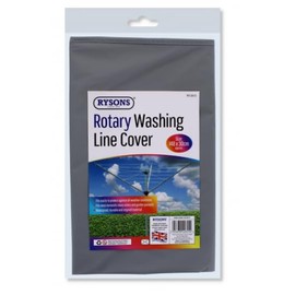 JKG ROTARY WASHING LINE COVER - Universal Fit For Most Rotary Airers & Garden Parasols | Waterproof Durable & Rotproof Washing Line Protector | Heavy Duty Clothes Dryer Cover | Size: 148x30cm