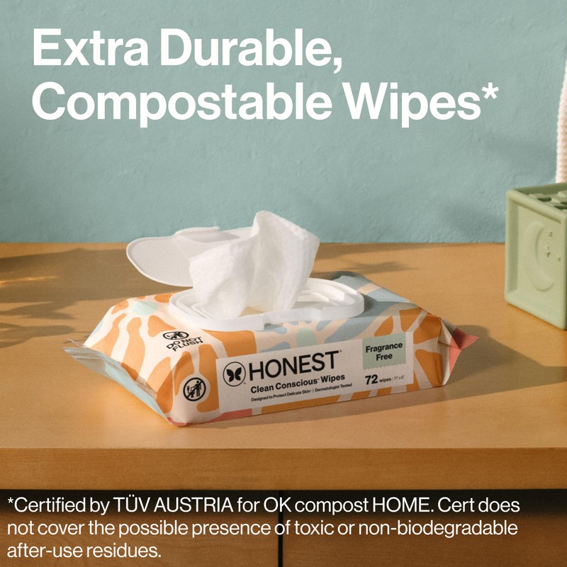 The Honest Company Hypoallergenic Multi-Use Baby Wipes for Sensitive Skin,