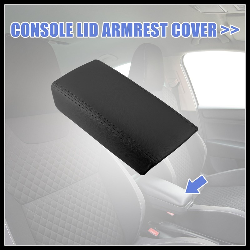 Hihaha Car Center Console Lid Armrest Seat Box Cover Protector