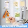 VNDUEEY 20 Pcs Refrigerator Magnets, Gold Metal Push Pin Magnets,