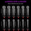 120PCS Nail Forms for Poly Nail Gel, Reusable Acrylic Nail