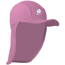 Kidz Swimmers Girls Sun Protection Legionnaire Cap UPF 50+ Fuchsia Pink (Large 10 Years Plus)