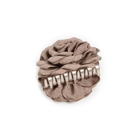 Lele Sadoughi Women's Rosette Clip, Fawn, Tan, One Size