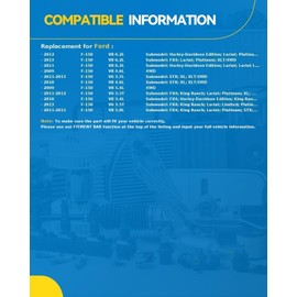 PHILTOP Rear Struts Assembly for 2009-2013 F150 4WD/AWD, 911302 * 2 Pair Quick Shock Absorbers Replacement Shocks Assembly, Set of 2