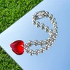 Fuqimanman2020 Chunky Big Love Heart Choker Necklace Pendant Adjustable Velvet
