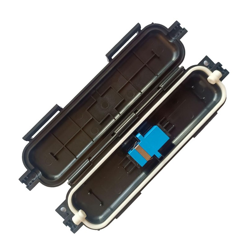 Optical Fiber Waterproof Connection Box FTTH Drop Cable Protection Box