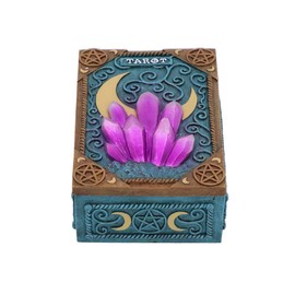 Nemesis Now Crystalline Tarot Box 14.4cm, Blue