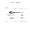 Robert Welch Iona Bright, 7 Piece Cutlery Place Setting. Made