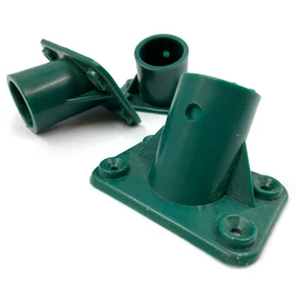 3-Pack Plastic Broom Bracket, 4 Screw Holes Heavy Duty Broom Handle Bracket to Support Fixed Push Broom Handle, 1 1/8” (28mm to 29mm Diameter) Broom Head Bracket