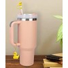 Rubber Duck Cup Straw Cover and Charm Bottle Drinkware Tumbler