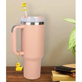 Rubber Duck Cup Straw Cover and Charm Bottle Drinkware Tumbler