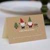 25 Place Cards Christmas Gnome - Place Cards to Write