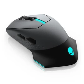 Alienware Wired/Wireless Gaming Mouse AW610M - 16000 DPI Optical Sensor, 350 Hour Rechargeable Battery, 7 Buttons, 3-ZONE 16.8m AlienFX RGB Lighting, Ergonomic - Dark Side of the Moon