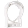 SnapnStrut 101-115HSPP White 10pack White Surface Mount Polypropylene Pipe Hanger,