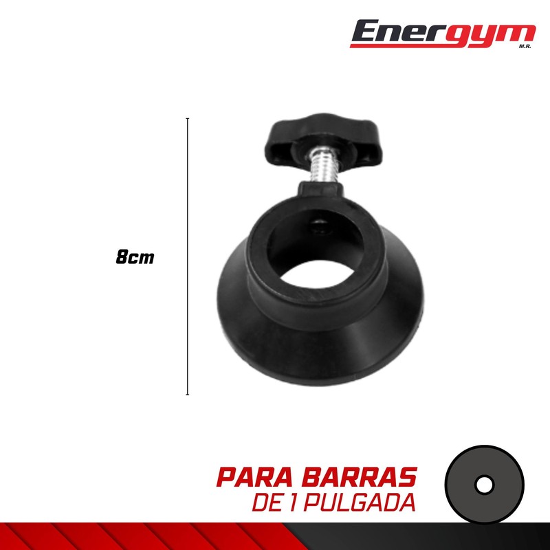 Tope Seguro Mancuerna Barra 1 pulgada (Par) - Energym