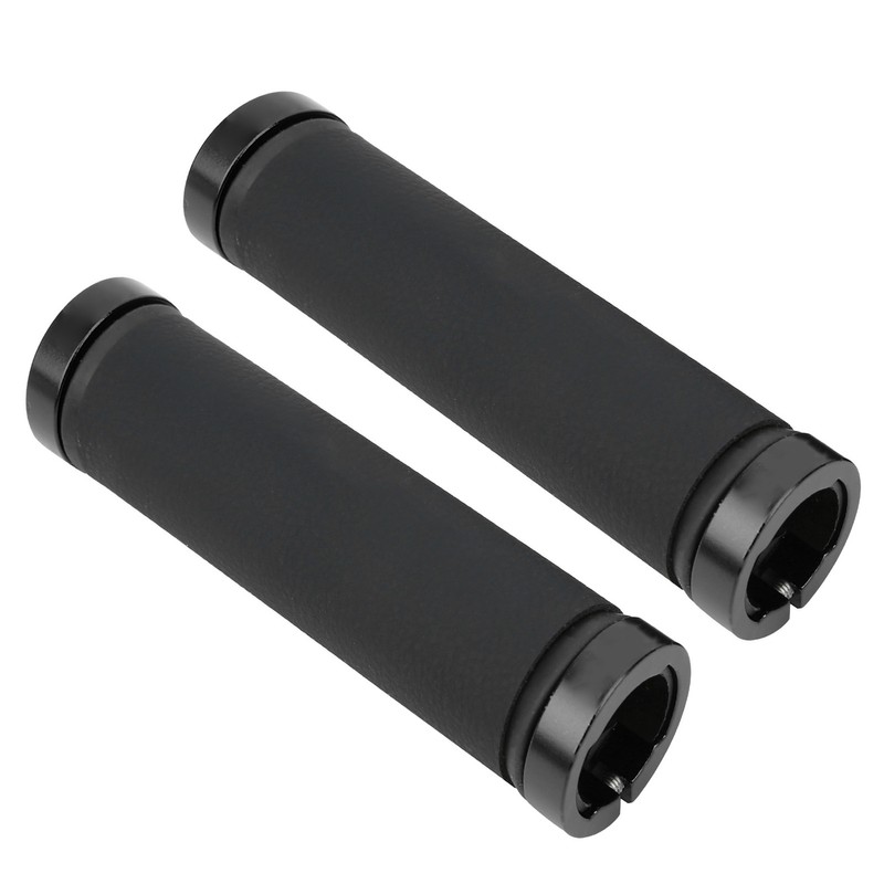 GUB‑607 Mountain Bike Handlebar Grip Microfiber Leather Bilateral Locking Handle