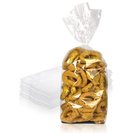 PUREVACY Gusseted Plastic Bread Bags 5 x 4 x 18, Plastic Bread Storage Bags 1000 Pack, PE 1 Mil Clear Gusseted Plastic Bags, Waterproof Bread Storage Bags, Durable Clear Plastic Bags for Packaging