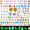 150 Pcs Mini Resin Animals Kit Accessories Variety Pack Glow