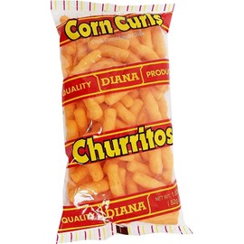 Prodiana Corn Curl Snack 1.83 oz - Churritos (Pack of 1)