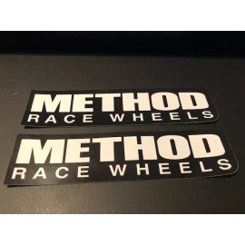 METHOD RACE WHEELS DECALS STICKERS 2PC SET  overland offroad ultra4 BITD racing