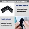 AFZZ Bed Frame Gash Protector Guards Black Bed Frame Corner