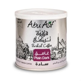 Abu Auf Plain Dark Turkish Coffee, Dark Roasted, 200g