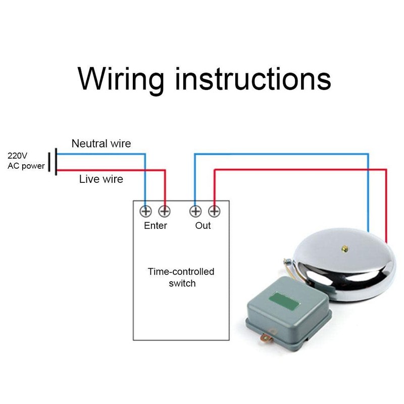 Electric Ring Time Bell Electric Bell Non Sparkling External Beat