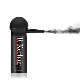 R-Kerhair Haarfasern aus 100% natürlichem Keratin, mit Applikator, 27 g (Dunkelbraun)