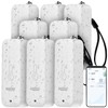 Luminea Home Control Wireless Sensor: Set of 8 Thermometer &