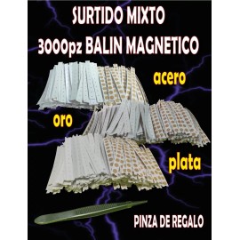 Acupuntura Bioenergética 3 Millares De Baline Magnetizados Para Auriculoterapia Mixto