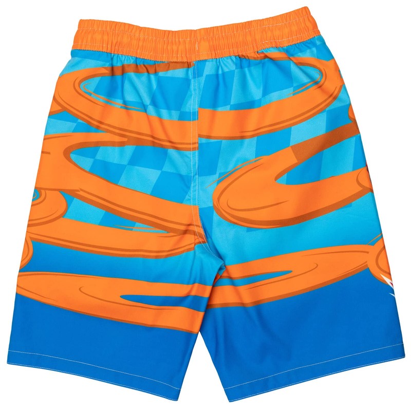 Hot Wheels Little Boys UPF 50+ Pullover Rash Guard Swim