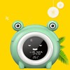Kids Alarm Clock Cartoon Animal Shaped Gentle Music Night Light
