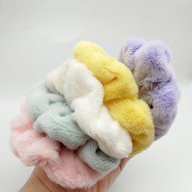 5Pcs Hair Scrunchies for Girls, Girls Hair Scrunchies Ponytail Holders, Colorful Ponytail Holders Hair Scrunchies, Hair Ties for Women Girls.