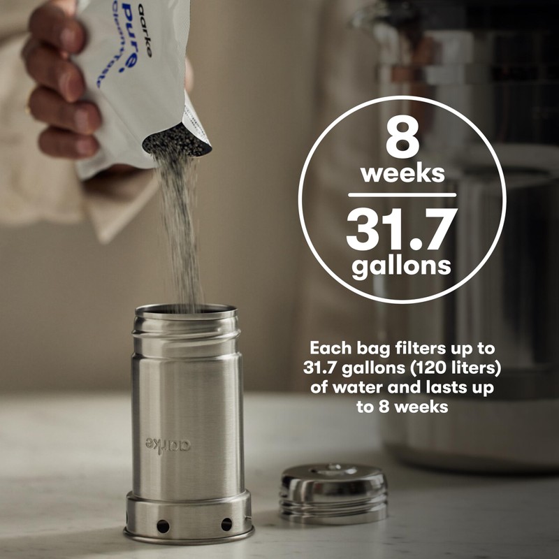 aarke Pure Filter Refill Granules - Reduces Heavy Metals for