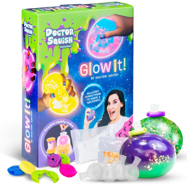 Doctor Squish Doctor Squish Glow in The Dark Squishy Pack