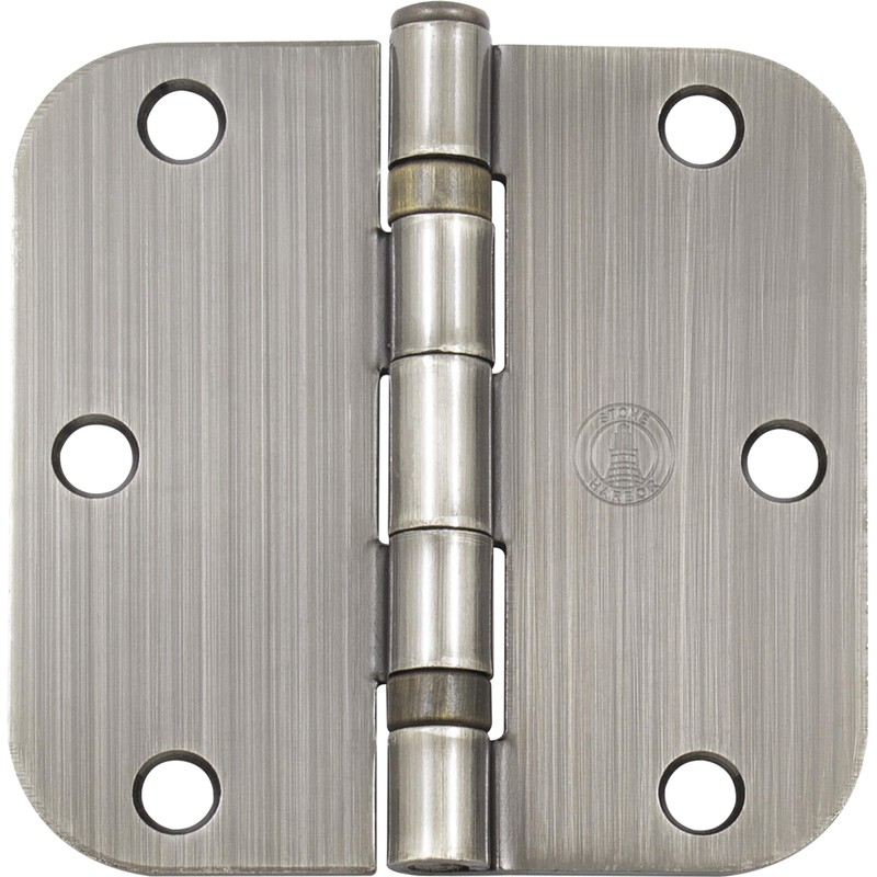 Stone Harbor Hardware 3-1/2" Ball-Bearing Door Hinges, 5/8" Radius Corner,