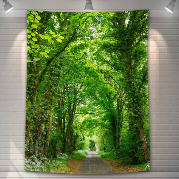 U-SITU Tapestry Wall Hanging Wall Decor Forest Nature Scenery Stylish