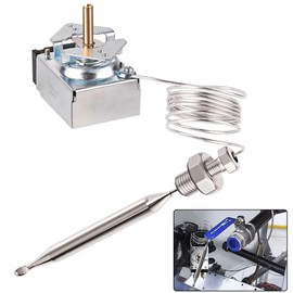 Kontrollexperten Durable Metal 60125401 Thermostat，Compatible with Brands Pitco，Grade Spring Rod, Precision Control, Long-Life Design for Automation and Safety Applications