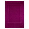 Lashuma Badezimmermatte Maschinenwaschbar 50x70 cm schnelltrocknend, Linz Violett - Orchidee
